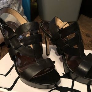 Marc Fisher Platform Heel, Black, Size 8